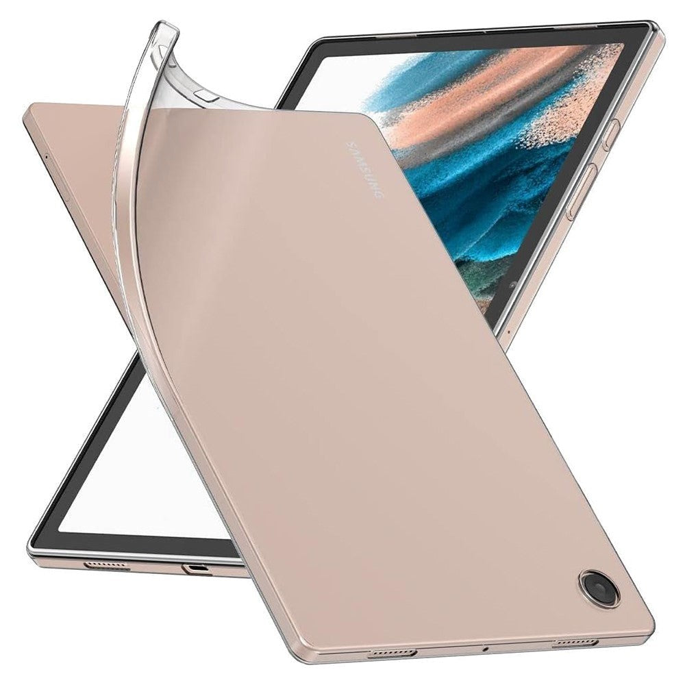 Samsung Galaxy Tab A9+ (Plus) Fleksibelt TPU-plastbakdeksel - Gjennomsiktig