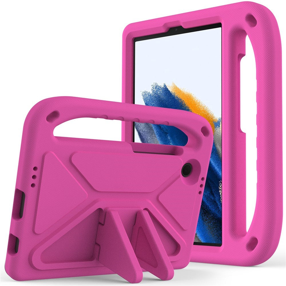 EIDERWOOD Samsung Galaxy Tab A11 / A9 Børnecover med Kickstand og Håndtag - Lyserød