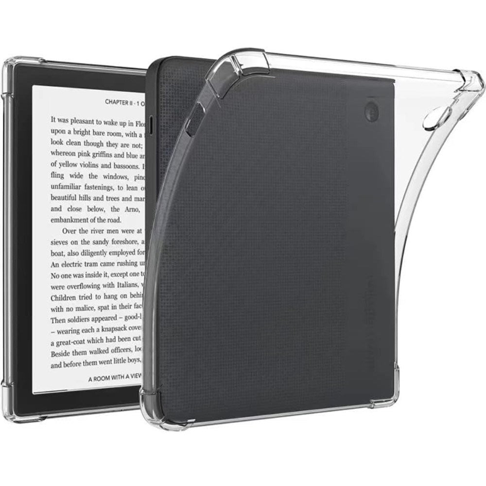 Kobo Libra 2 Plastik Bagside Cover - Gennemsigtig