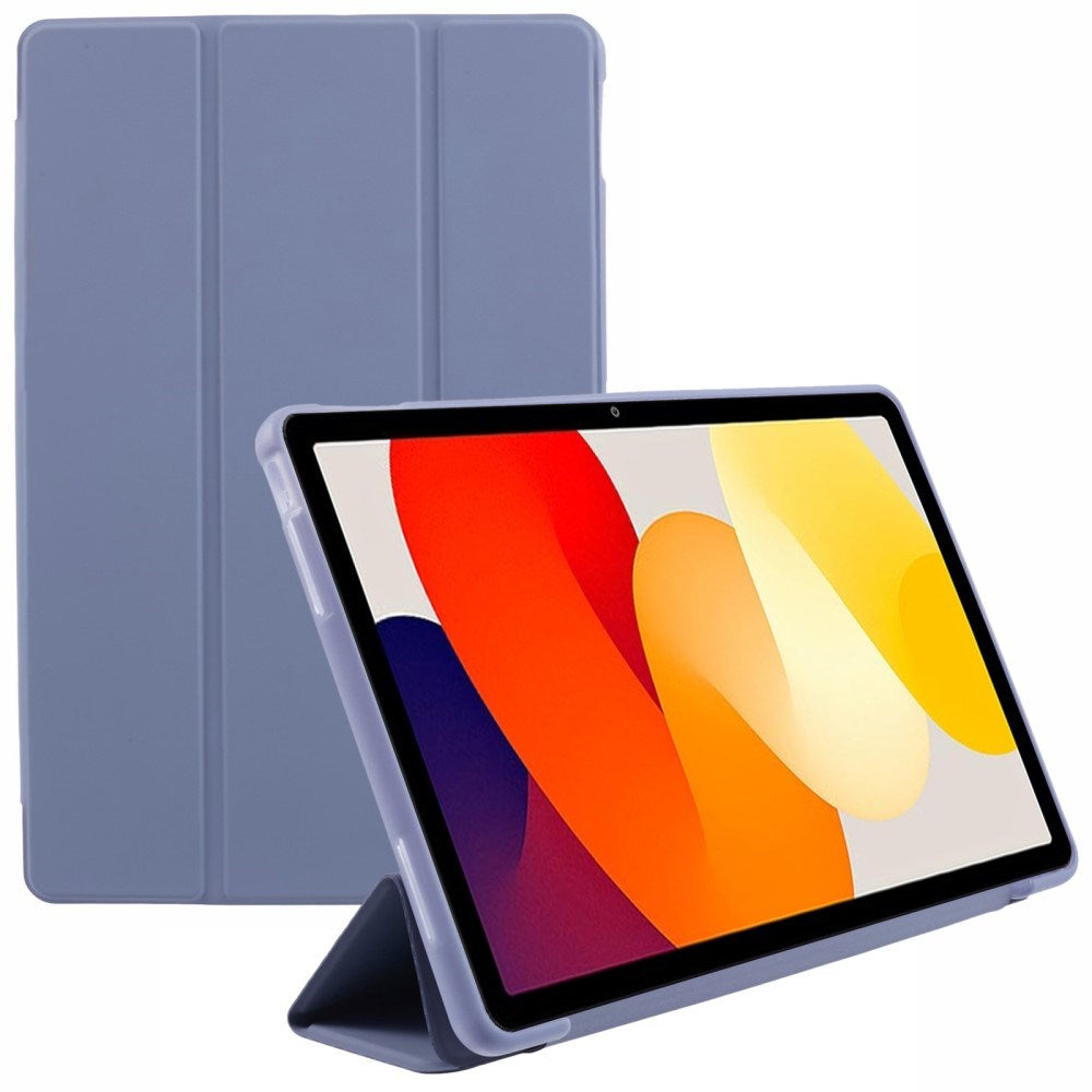 EIDERWOOD Xiaomi Redmi Pad SE Tri-Fold Faux Leather Flip Cover - Lilla
