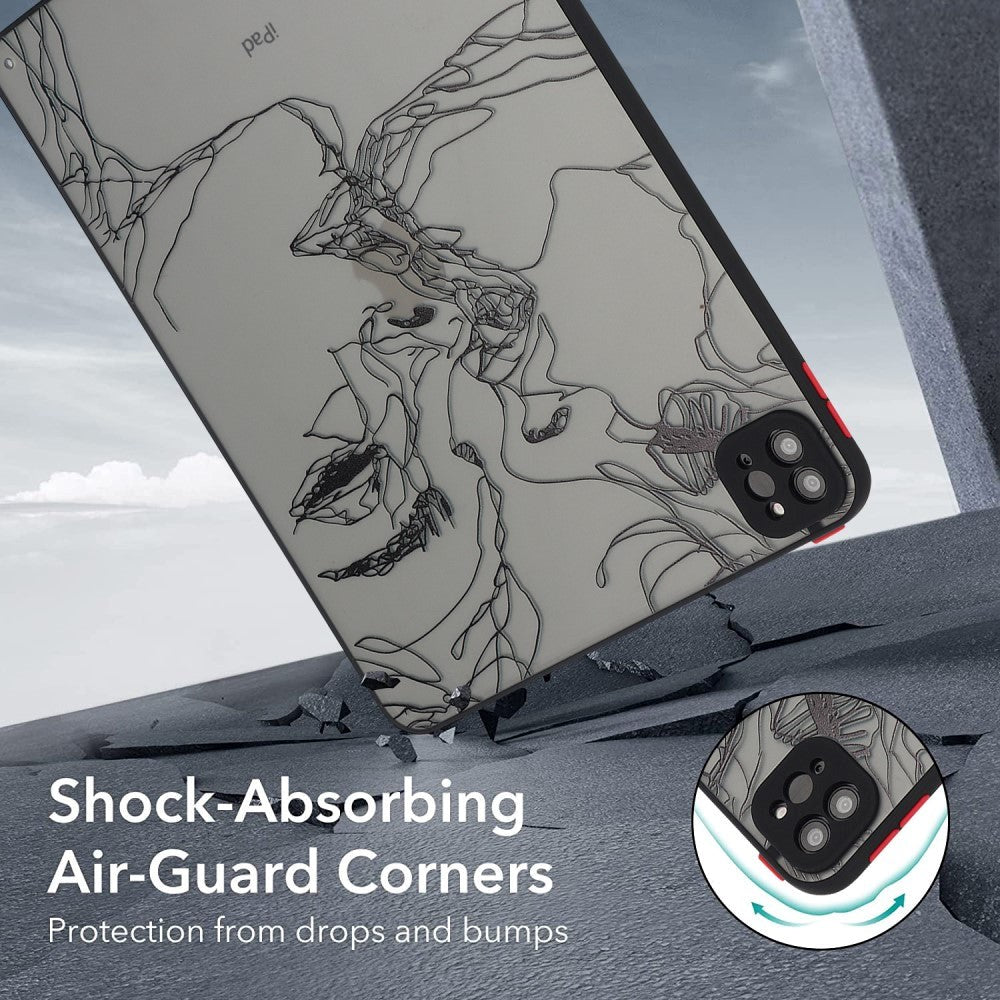 iPad Pro 11" (2022 / 2021 / 2020) Fleksibelt bakdeksel - Matt gjennomsiktig / ansikter