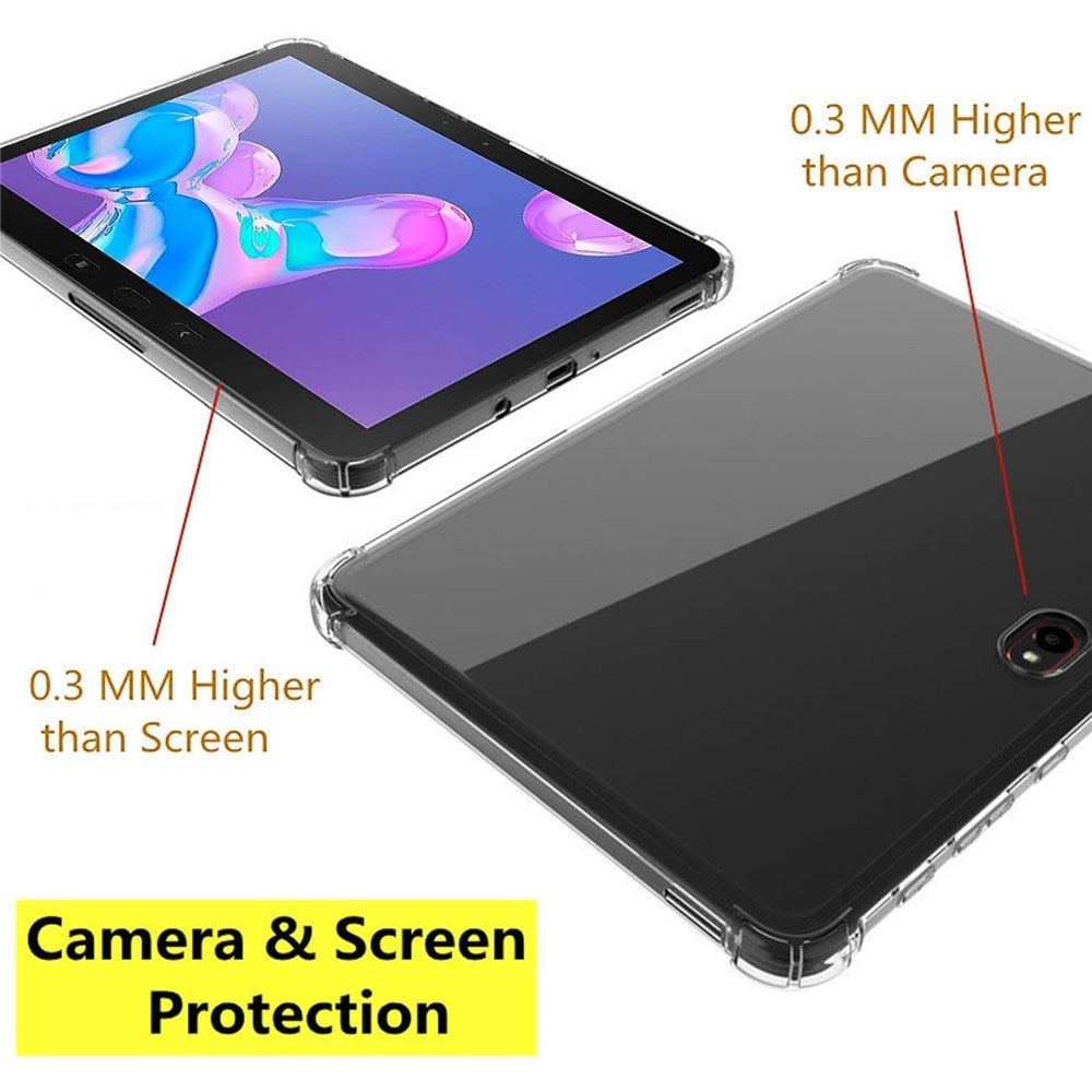 EIDERWOOD Samsung Galaxy Tab Active Pro / 4 Pro / 5 Pro Fleksibelt Plast Tablet Cover - Gennemsigtig