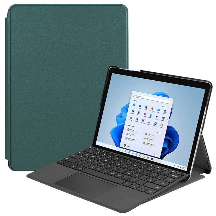 Microsoft Surface Go 4 - EIDERWOOD Kunstlæder Flip Cover - Grøn