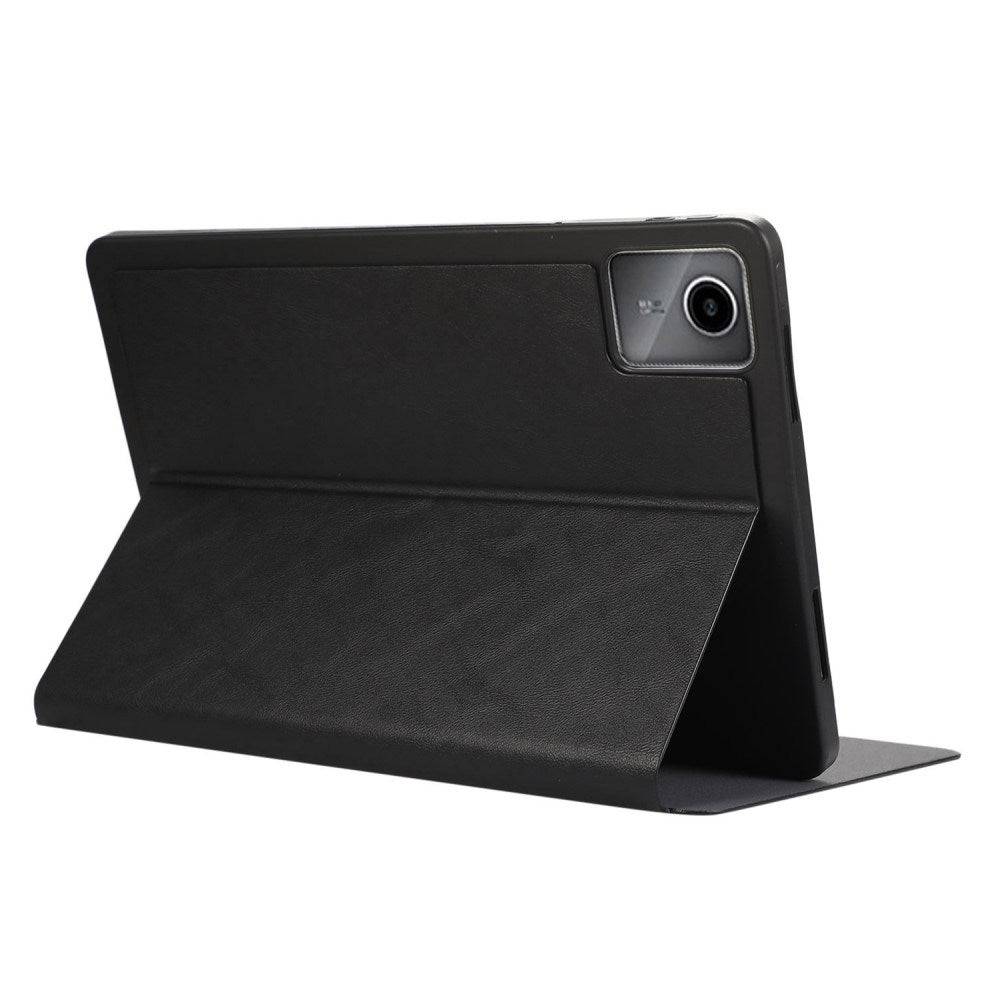 EIDERWOOD Lenovo Tab M11 Leather Flip Cover m. Ståfunksjon - Sort