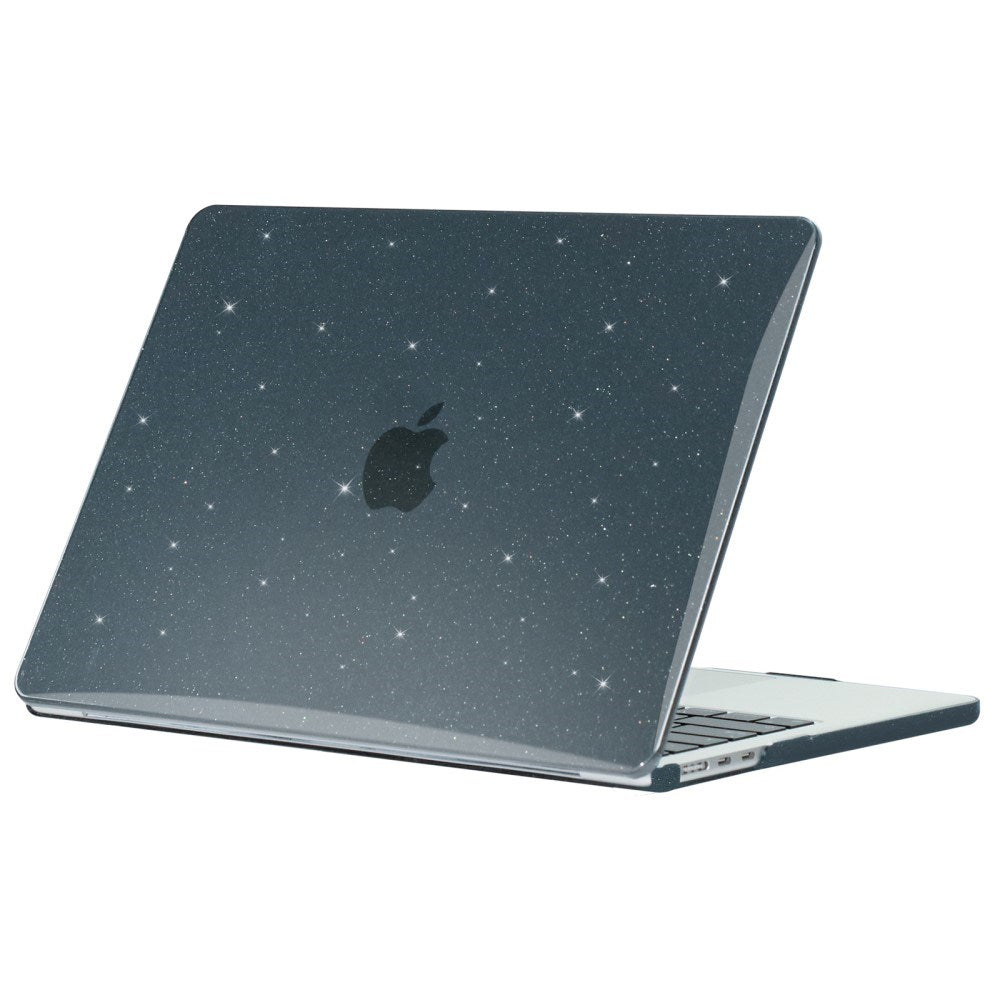 Macbook Pro 14 M5/M4/M3/M2/M1 (2025-2021) Hårdt Plastik Bærbar Cover - Stjernehimmel - Sort