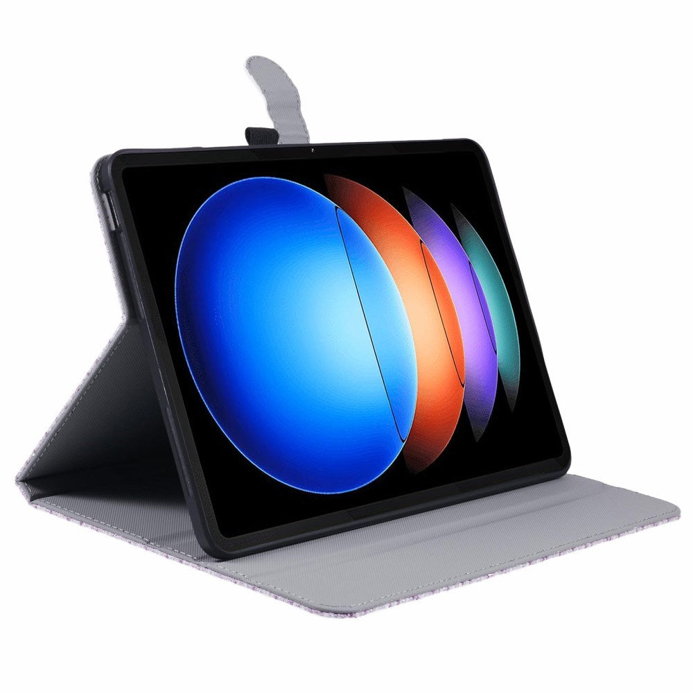 EIDERWOOD Xiaomi Pad 6S Pro Stoffskinn Bakdeksel m. Ståfunksjon - Lilla