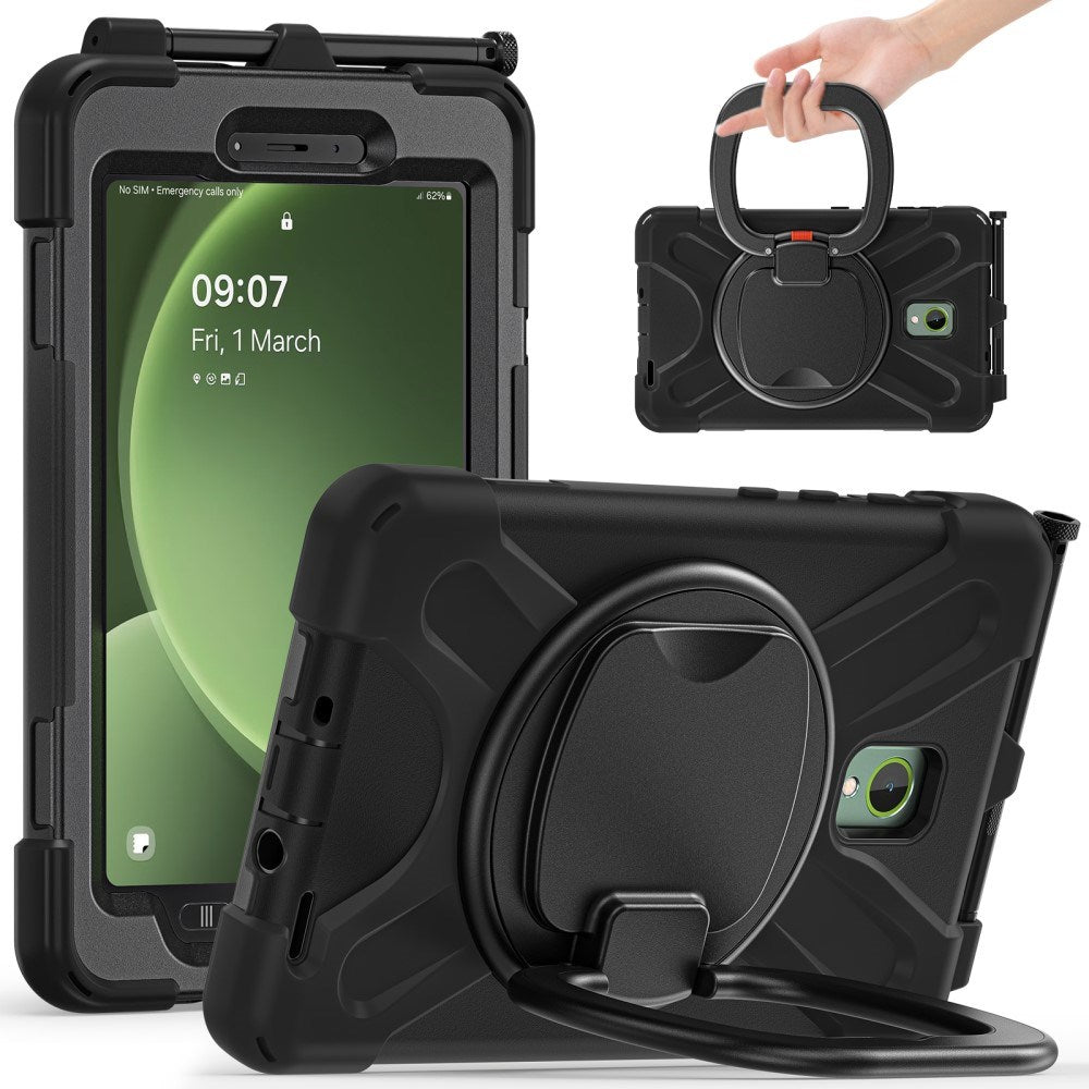 EIDERWOOD Samsung Galaxy Tab Active5 Craftsman Veske - Stativ & Håndholder - Svart