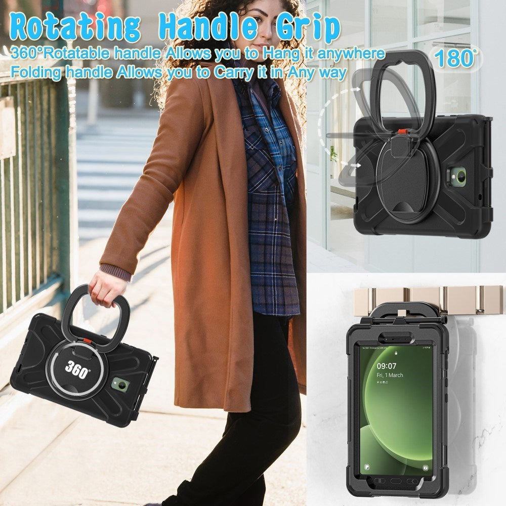 EIDERWOOD Samsung Galaxy Tab Active5 Craftsman Veske - Stativ & Håndholder - Svart