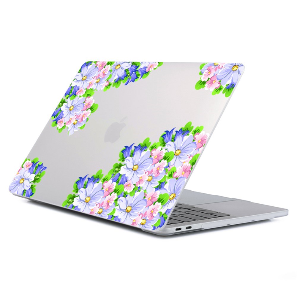 MacBook Air 15" M2/M3/M4 (2023-2025) Laptopveske i hardplast - blomster