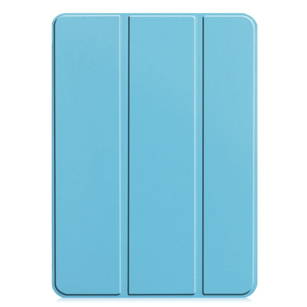 EIDERWOOD iPad Pro 11" (2025 / 2024) Tri-Fold Læder Flip Cover - Lyseblå