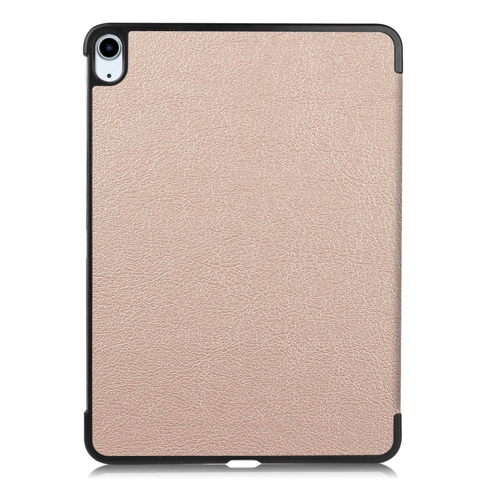 EIDERWOOD iPad Air 11" (2025 / 2024) Litchi Tri-Fold Leather Flip Cover - Gull