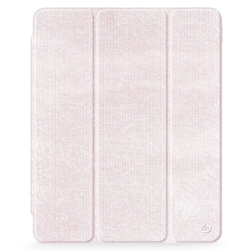 iPad Pro 13" (2024) DUX DUCIS Unid Series Tri-Fold Flip Cover - Gjennomsiktig / Rosa