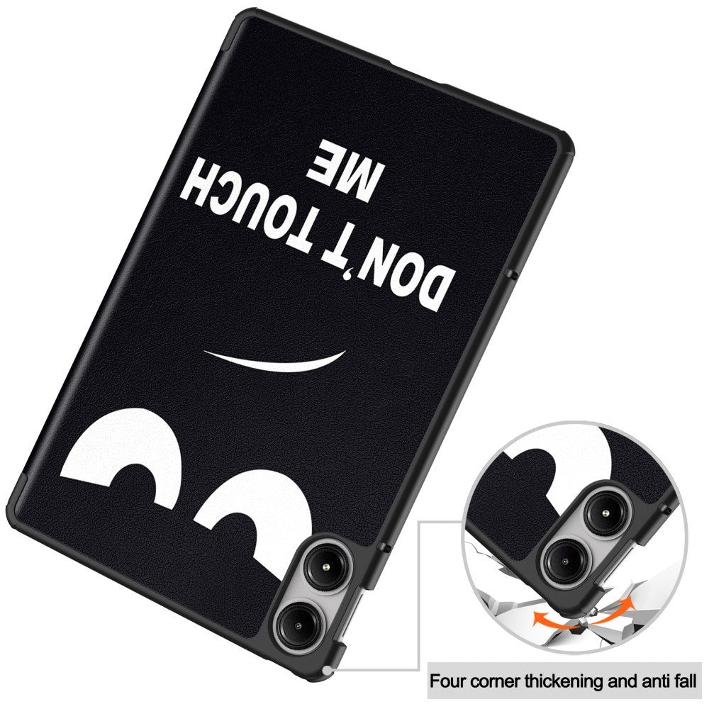 EDIERWOOD Xiaomi Redmi Pad Pro Tri-Fold Faux Leather Flip Cover m. Søvnfunksjon - Ikke rør meg