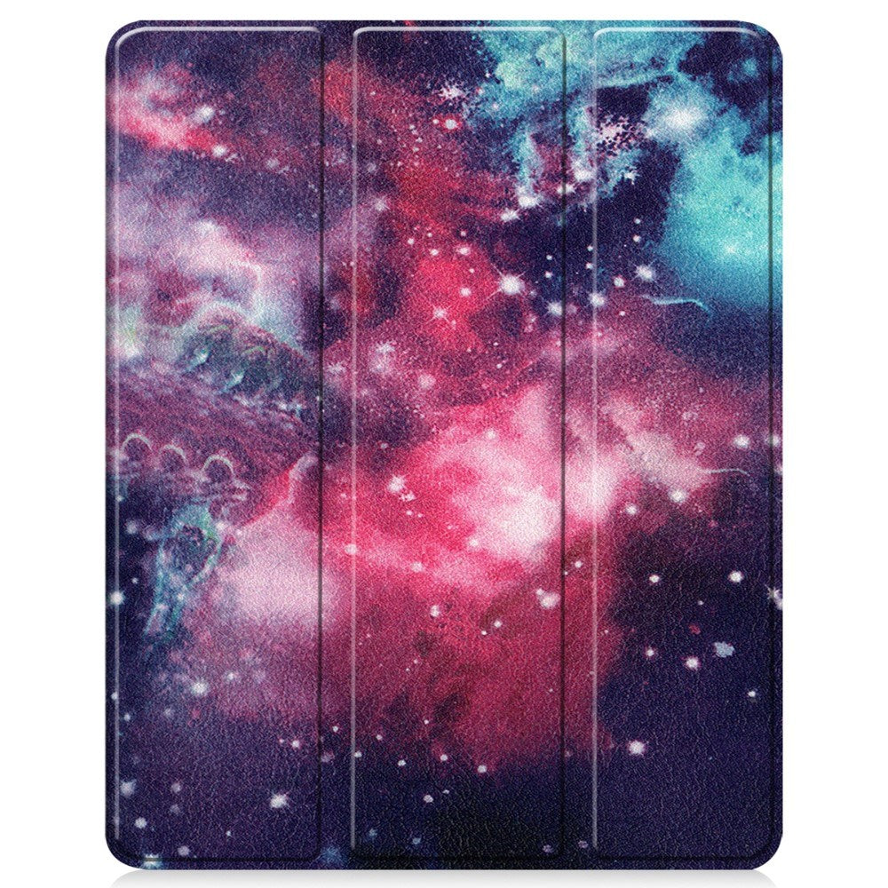 EIDERWOOD iPad Air 13" (2025 / 2024) Tri-Fold flip-deksel i kunstskinn med sovefunksjon - Galaxy