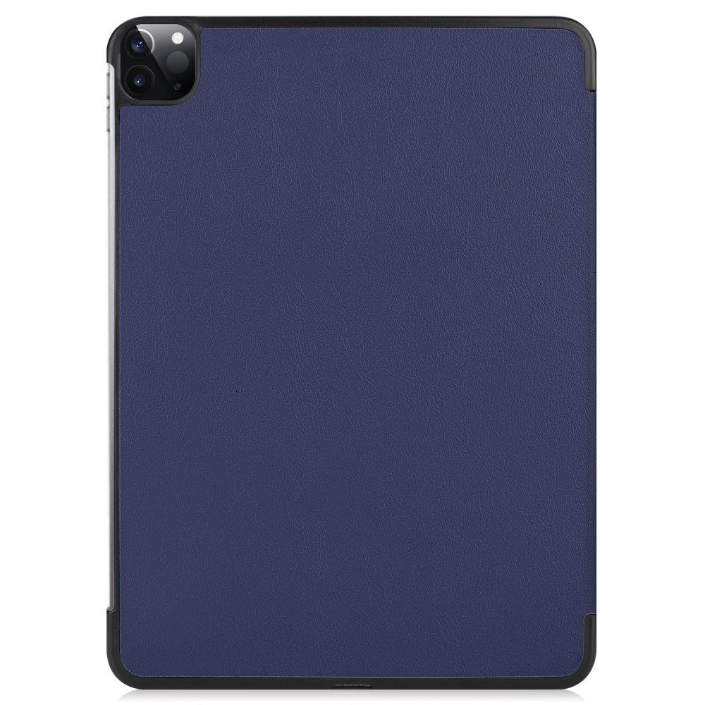EIDERWOOD iPad Air 13" (2025 / 2024) Tri-Fold Leather Flip Cover - Blå