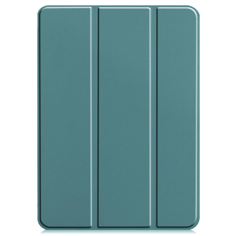 EIDERWOOD iPad Air 13" (2025 / 2024) Tri-Fold Leather Flip Cover - Grønn