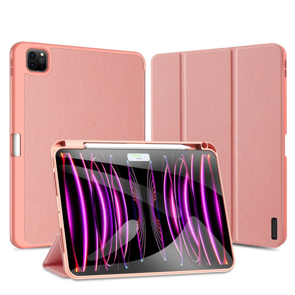 iPad Pro 11" (2024) DUX DUCIS DOMO Series Flip Cover m. penneholder - rosa
