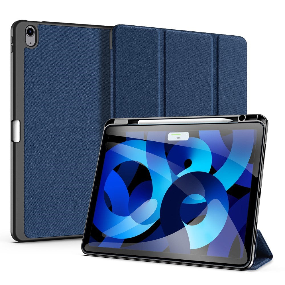 iPad Air 13" (2025 / 2024) DUX DUCIS DOMO Series Flip Cover m. penneholder - blå