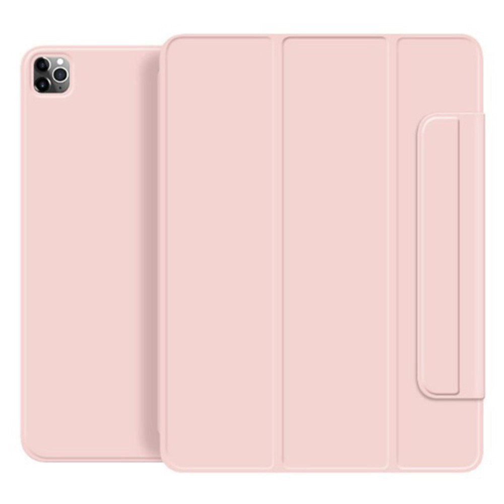 EIDERWOOD iPad Pro 11" (2024) Magnetisk Tri-Fold Flip-deksel - Rosa