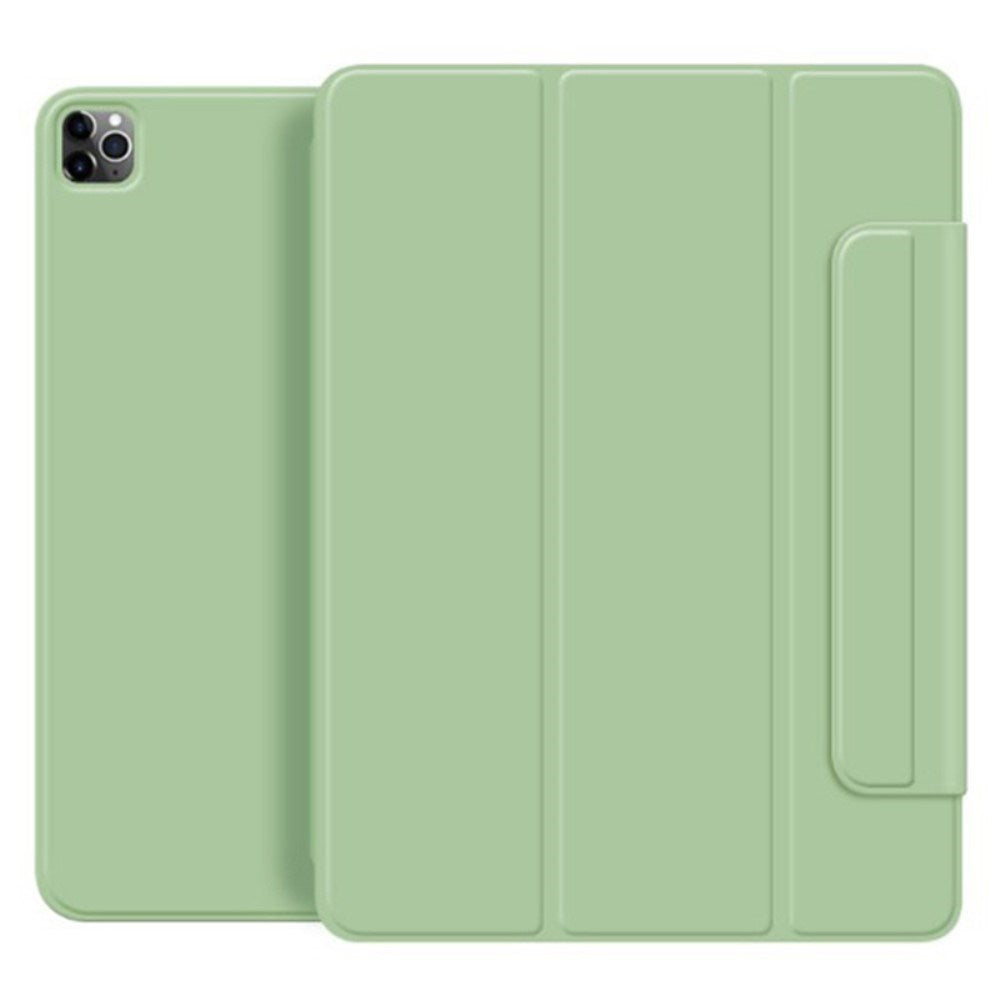 EIDERWOOD iPad Pro 13" (2024) Magnetisk Tri-Fold Flip-deksel - Lysegrønn