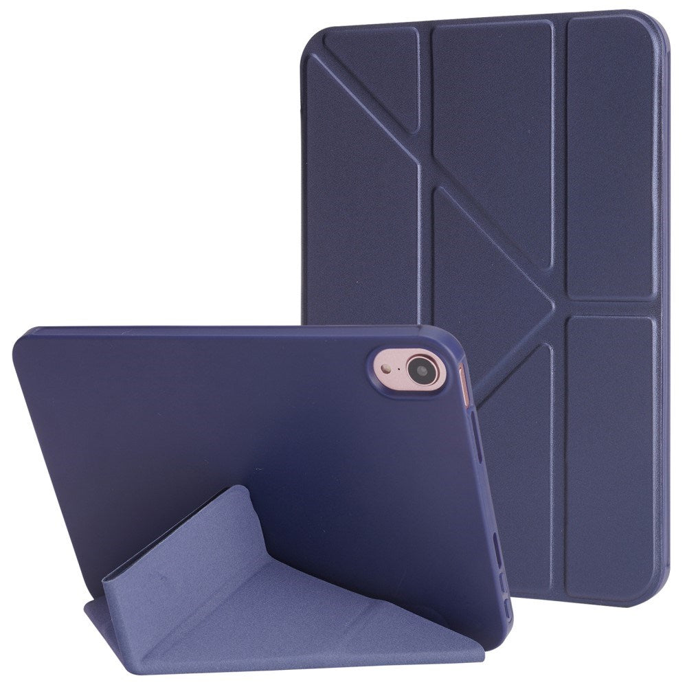 EIDERWOOD iPad Air 11" (2024) veske - fleksibelt origamideksel - mørkeblå