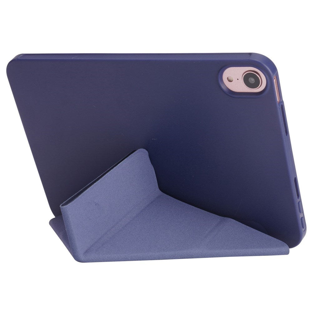 EIDERWOOD iPad Air 11" (2024) veske - fleksibelt origamideksel - mørkeblå