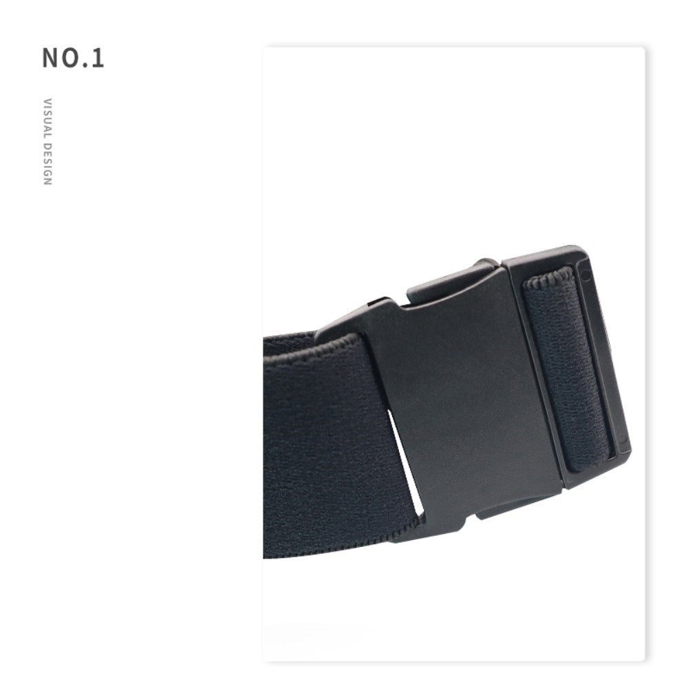 Sports Løbebælte m. Lomme (7") - Sort