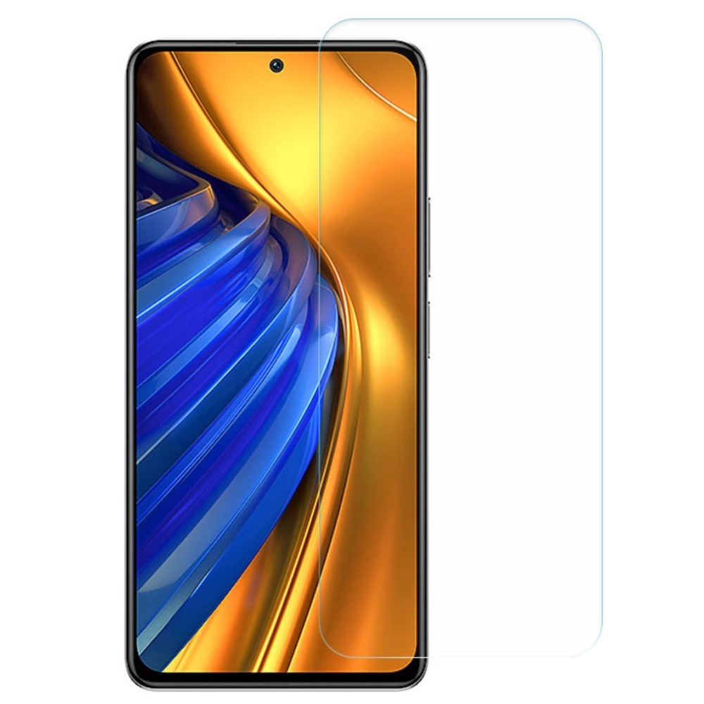 Xiaomi Poco F4 Skjermbeskytter i herdet glass - Veskevennlig - Gjennomsiktig
