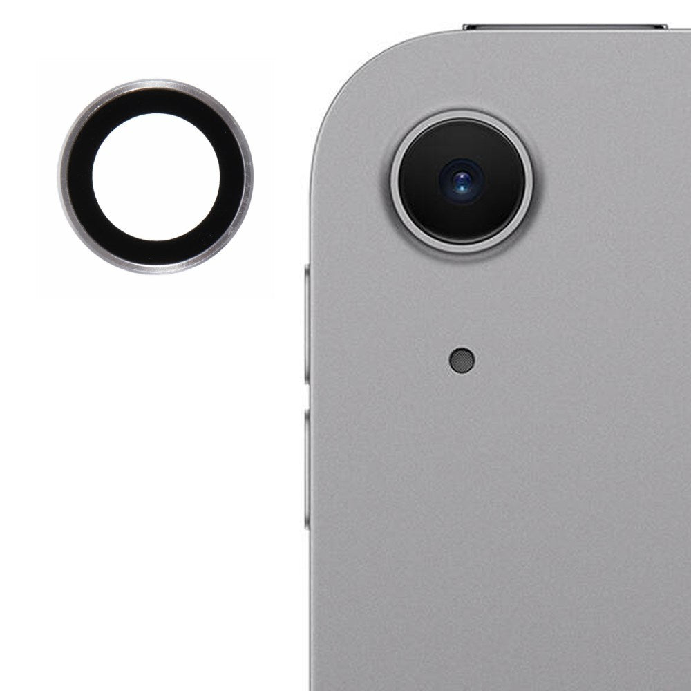 iPad Air 11" (2025 / 2024) / Air 13" (2024) Beskyttelsesglass til kameralinse i metall – svart / gjennomsiktig