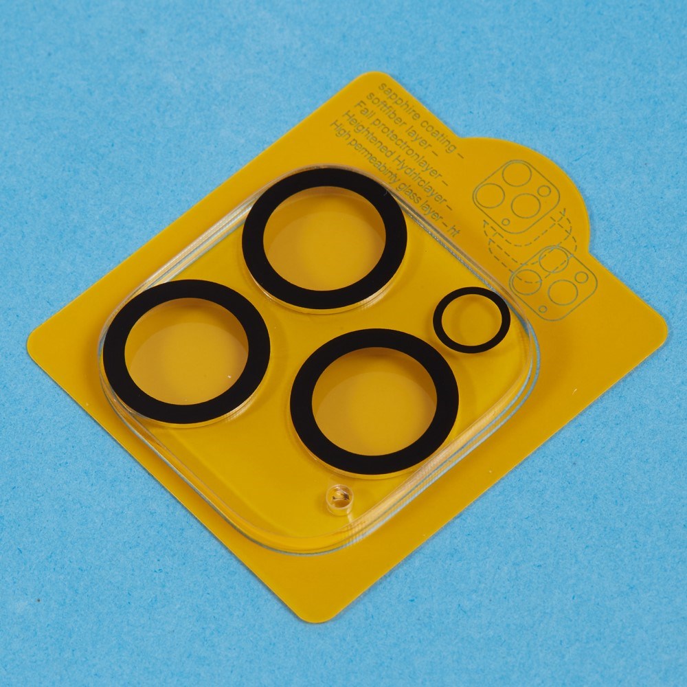 iPhone 16 Pro Max Kamerabeskyttelse i herdet glass - Gjennomsiktig