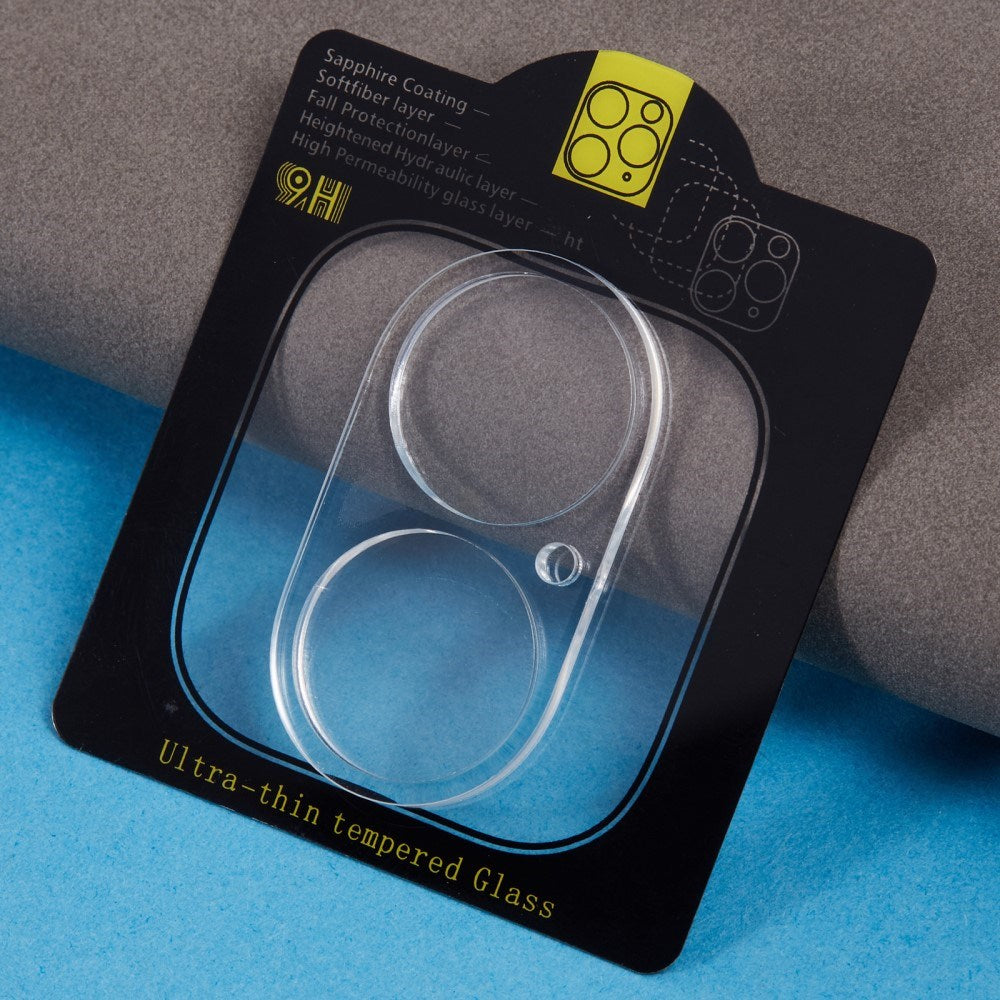 iPhone 16 / 16 Plus 2 stk. Tempered Camera Screen Protector - Gjennomsiktig
