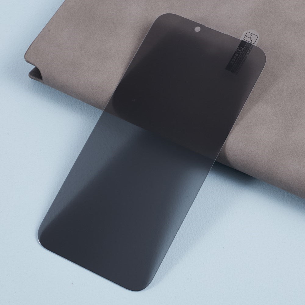 iPhone 16 Pro Max Skjermbeskytter i herdet glass m. Personvern - Full-Fit - Black Edge