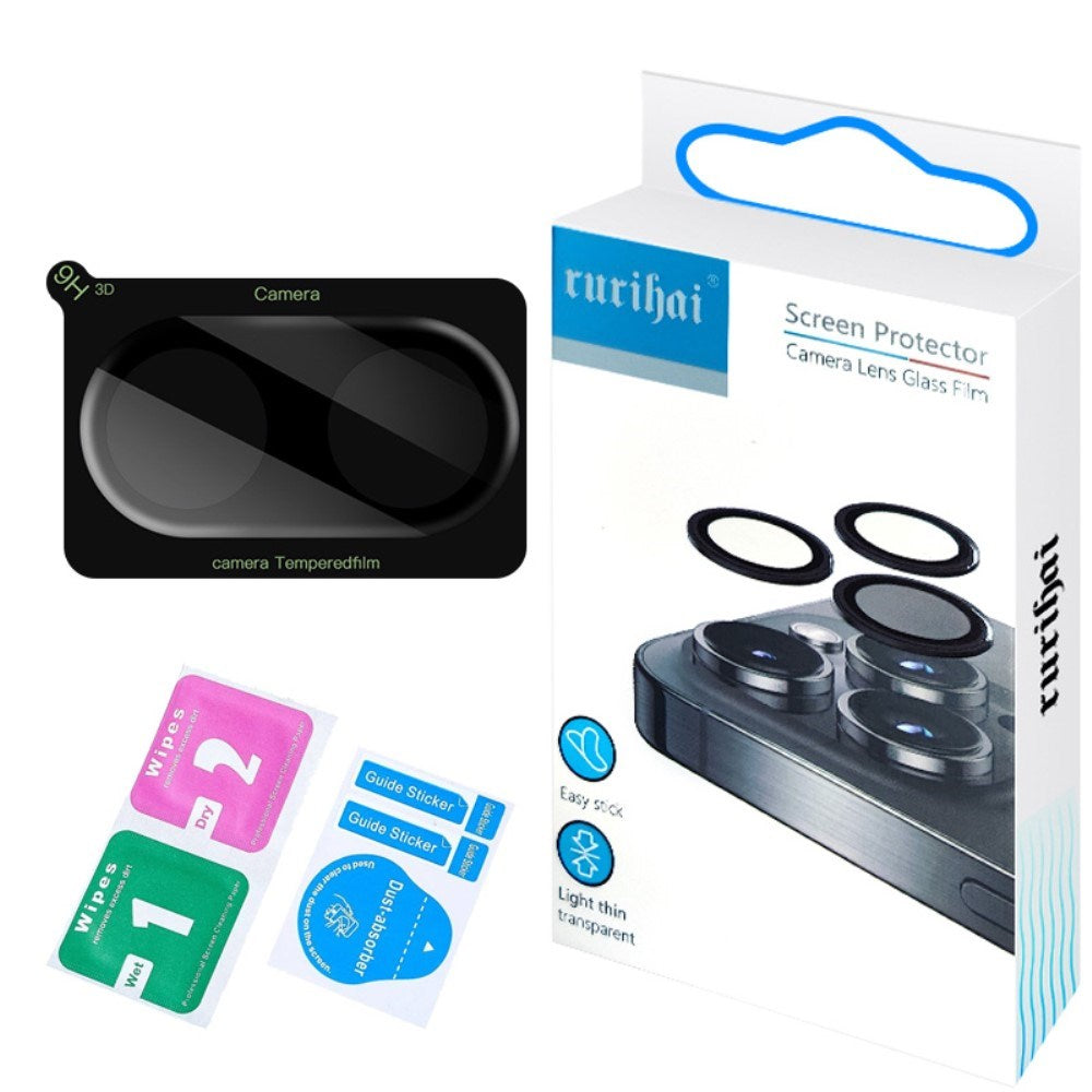 RURIHAI kameralinsebeskytter for Xiaomi Redmi 13 (4G) / 13 (5G) - Svart