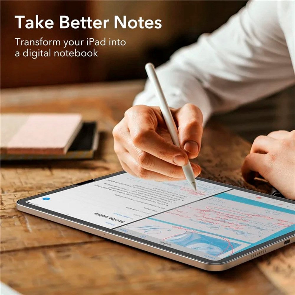 ESR iPad Pro 12.9 (2018 - 2022) Papirskjermbeskytter - 2-pakning - Gjennomsiktig