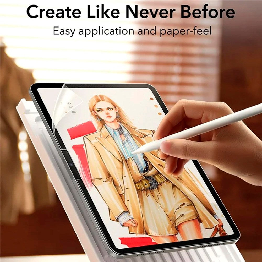 ESR iPad Pro 13 (2024) Papirskjermbeskytter - 2-pakning - Gjennomsiktig