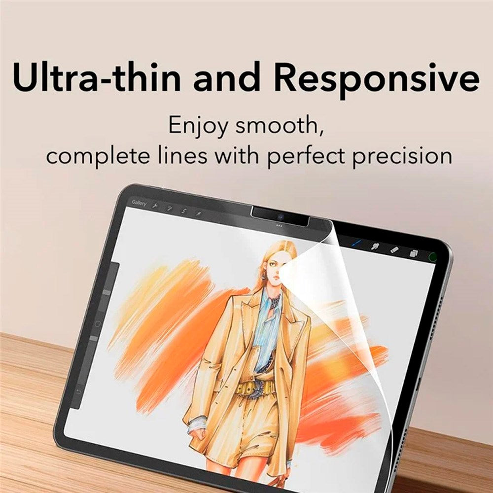 ESR iPad Air 11" (2025 / 2024) skjermbeskytter i papir - 2-pakning - gjennomsiktig