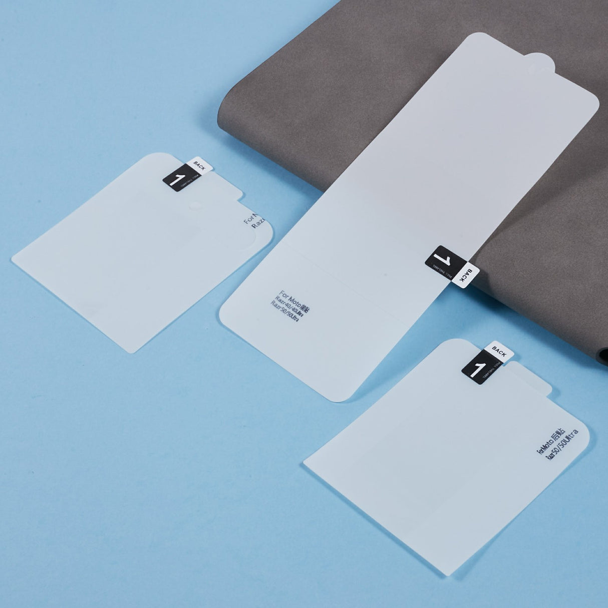 Full-dekning skjermbeskytter for Motorola Razr 50 Ultra 5G – Myk plasthydrogelfilm foran og bak