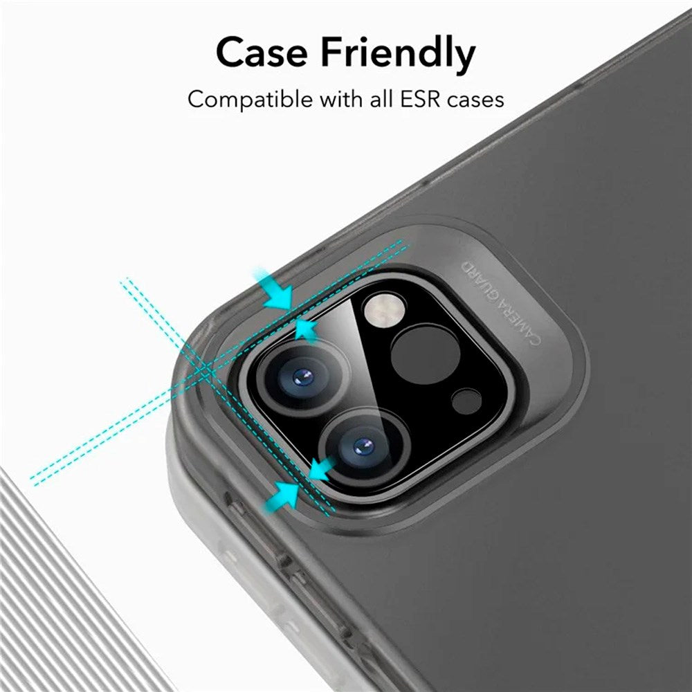 ESR iPad Pro 13" / 12.9" / 11" - 2-pakning - Kameralinsebeskytter - Svart