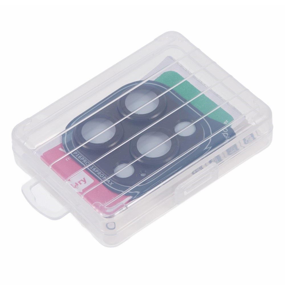 iPhone 16 Pro / 16 Pro Max Kameralinsebeskytter i herdet glass - Svart