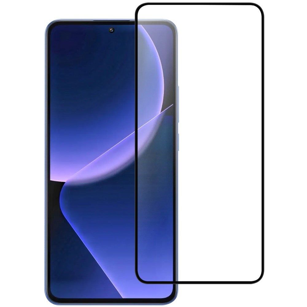AGC Glass Screen Protector for Xiaomi 14T / 14T Pro - Gjennomsiktig / svart kant