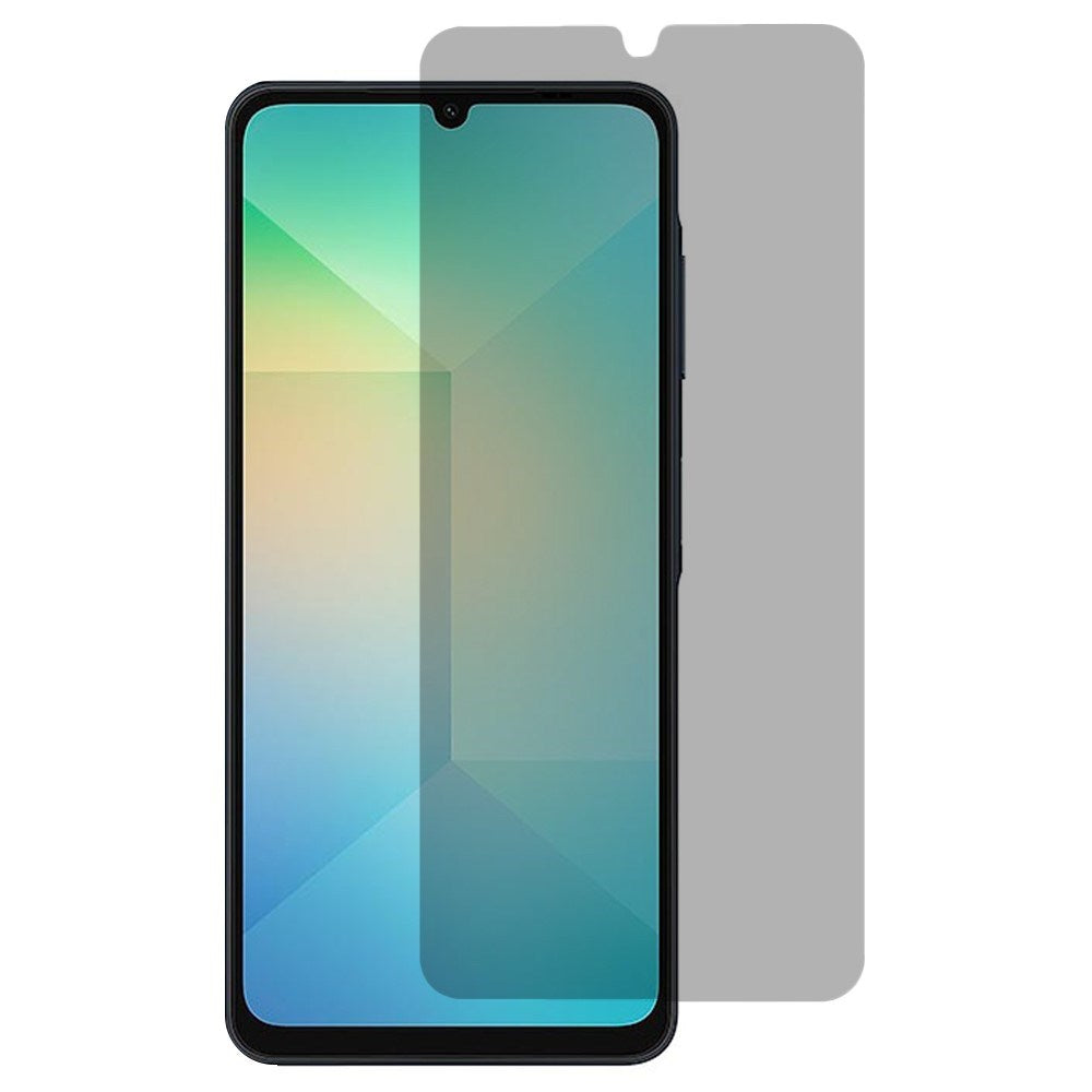 Samsung Galaxy A06 Skjermbeskytter i herdet glass - Personvern - Full passform - Gjennomsiktig