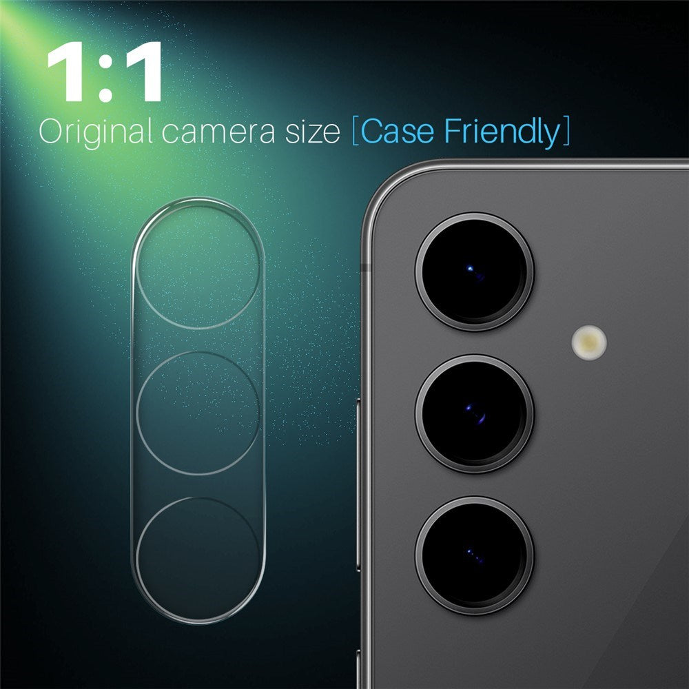 Samsung Galaxy S25 NORTHJO Hærdet Kameralinsebeskyttelsesglas - Gennemsigtig