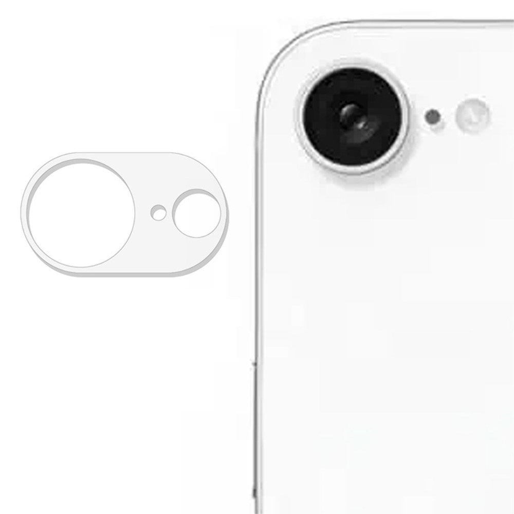 iPhone 16e - Kameralinsebeskyttelsesglas - Gennemsigtig