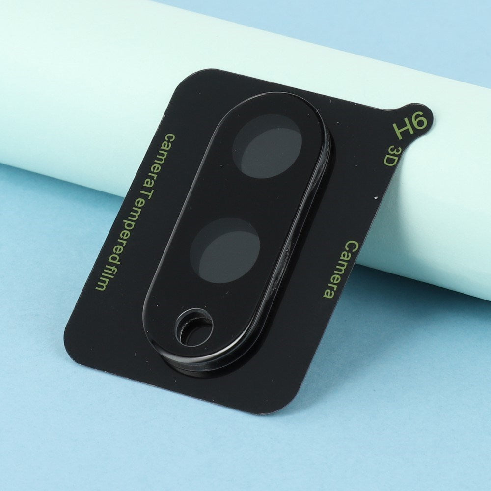 Samsung Galaxy S25 Edge Hærdet Beskyttelsesglas - Kameralinse - Sort