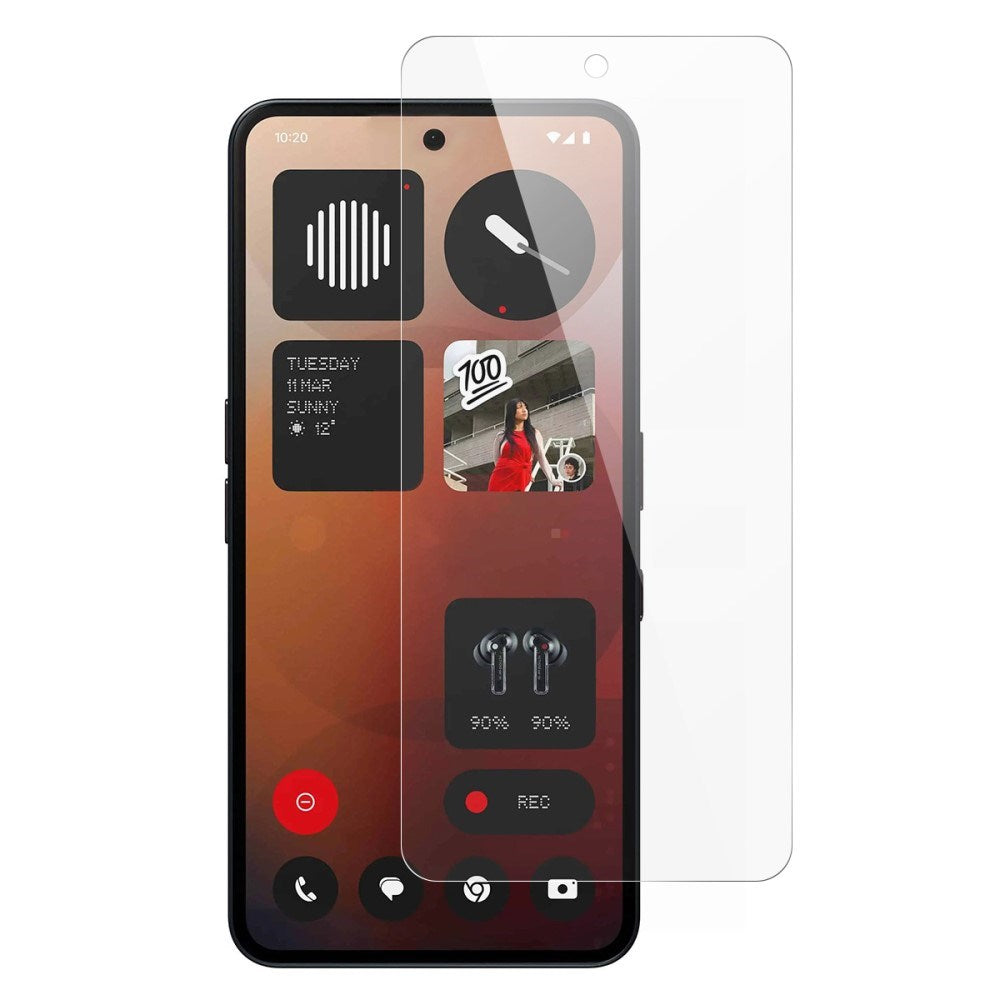 Nothing Phone (3a) - Skærmbeskyttelsesglas - Gennemsigtig