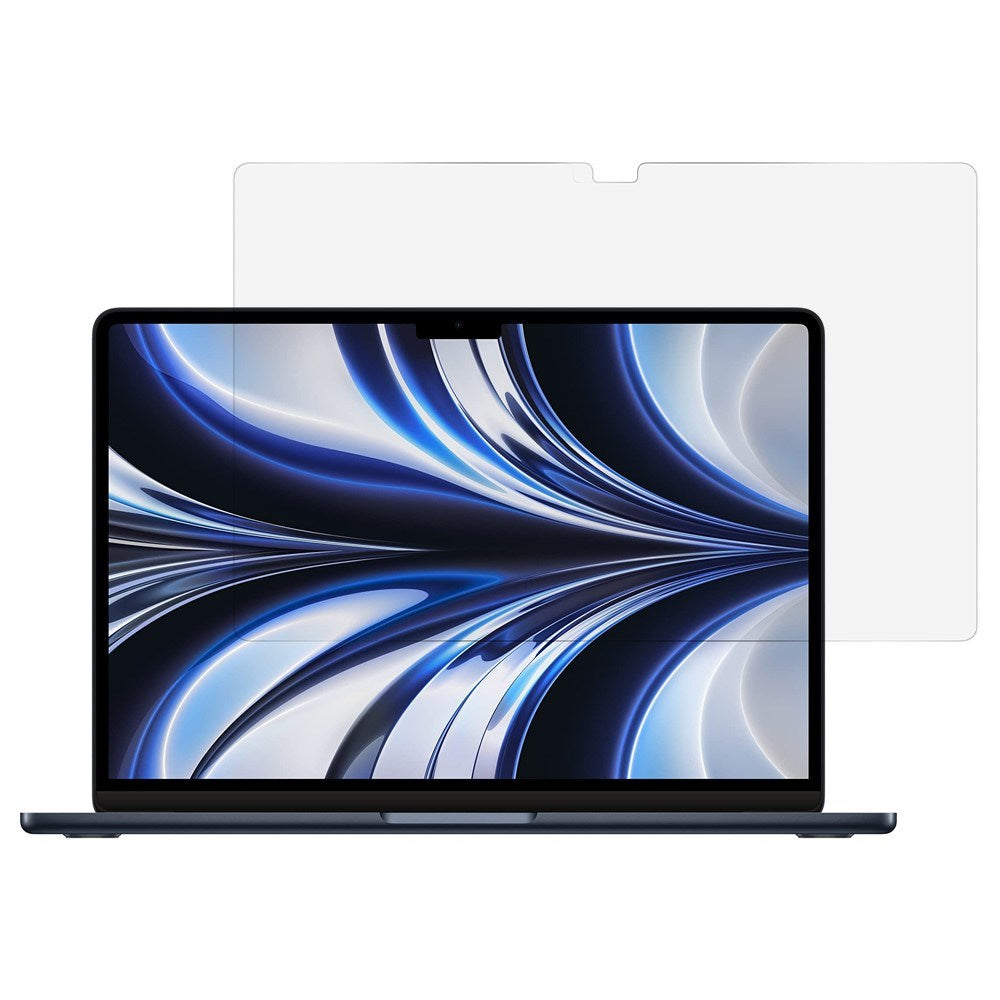 MacBook Air 13" M2/M3/M4 (2023-2025) Hærdet Glas Skærmbeskyttelse - Gennemsigtig