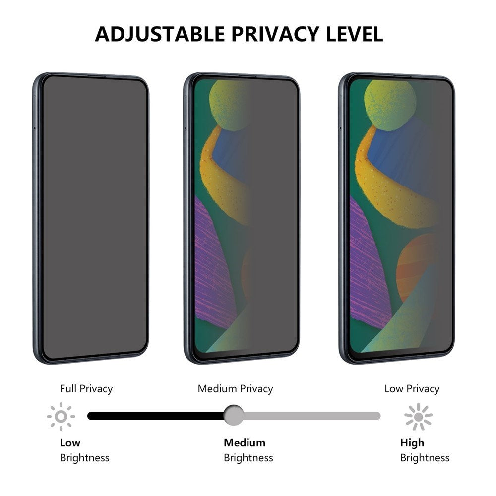 Samsung Galaxy Z Flip7 Skærmbeskyttelsesglas - Privacy Funktion - Gennemsigtig
