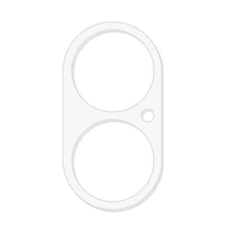 iPhone 17 9H Beskyttelsesglas til Kameralinse - Gennemsigtig