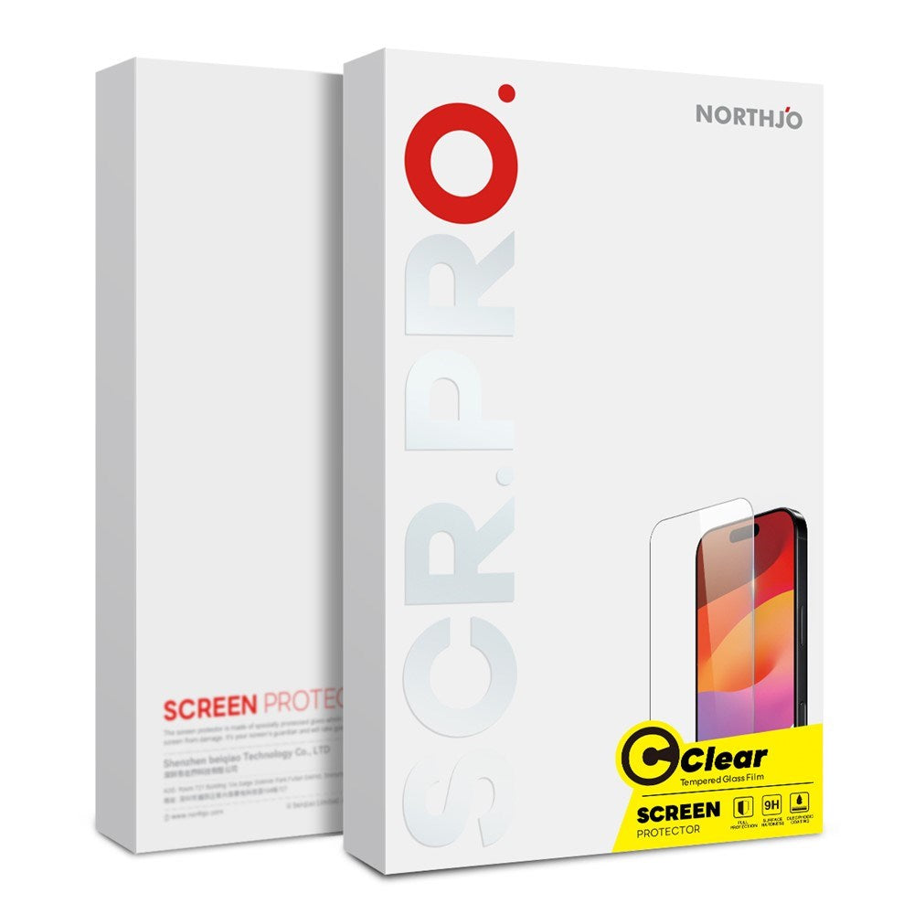 NORTHJO Samsung Galaxy A07 Skærmbeskyttelsesglas - 0.3mm - Gennemsigtig