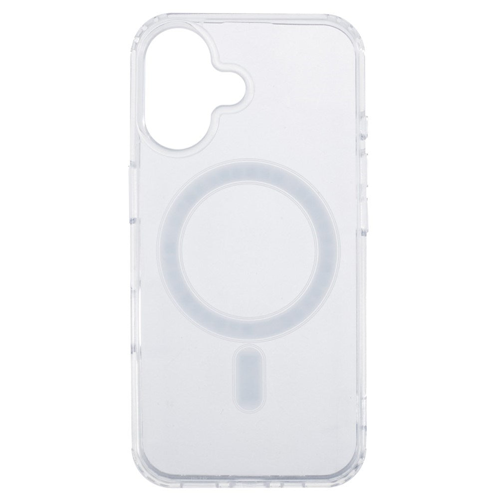 3 i 1 Beskyttelsessæt - iPhone 17 - m. Skærmbeskyttelse | MagSafe Cover | Kameralinsebeskyttelse - Gennemsigtig / Sort Kant